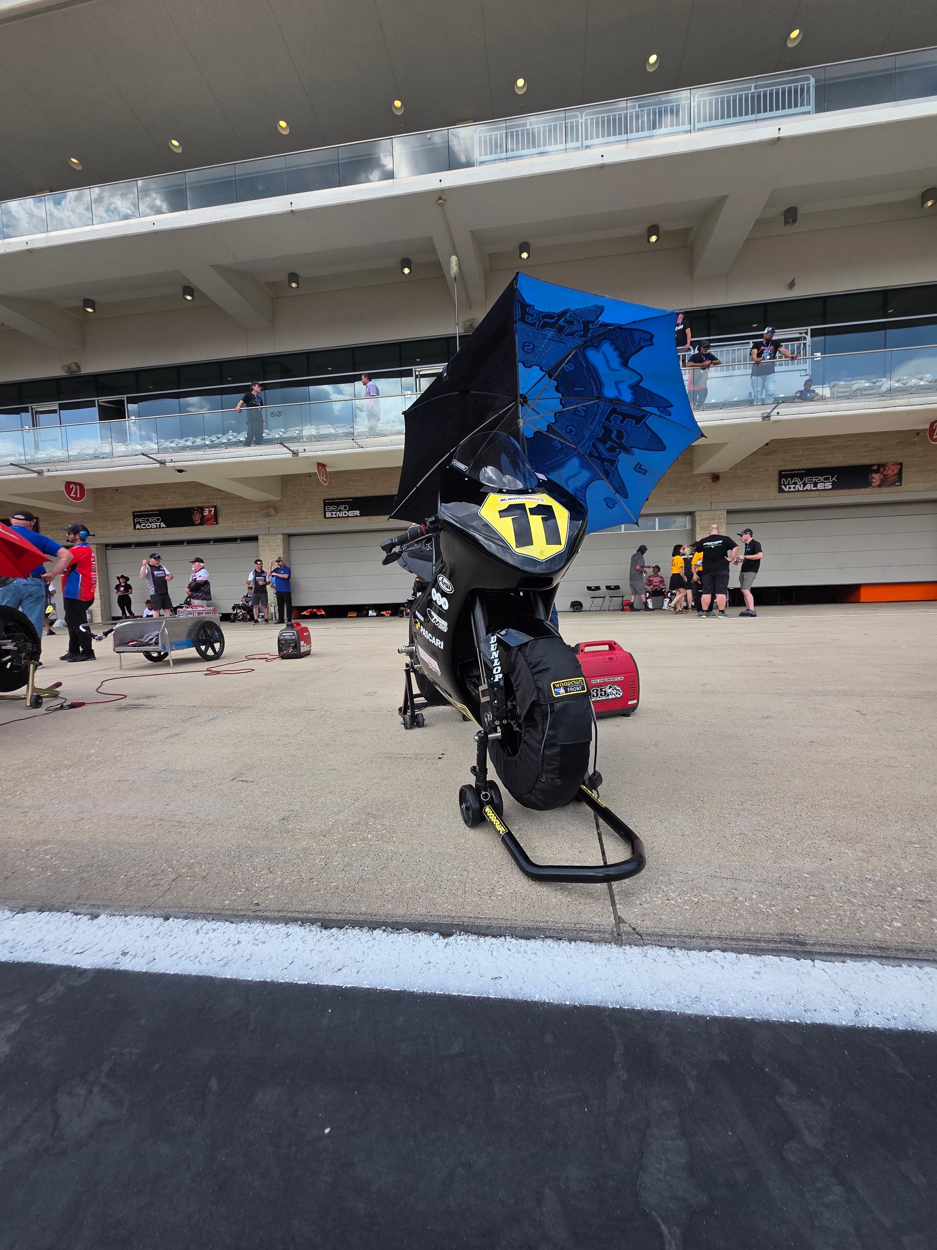 Reese Frankenfield #11 on the grid at Circuit of the Americas